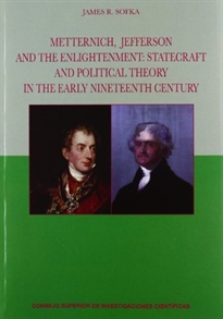 Portada del libro Metternich, Jefferson and the Enlightenment: statecraft and political theory in the early nineteenth century
