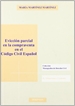 Portada del libro Evicción parcial en la compraventa en el Código civil español