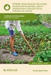 Portada del libro Determinación del estado sanitario de las plantas, suelo e instalaciones y elección de los métodos de control. AGAF0108 - Fruticultura