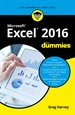 Portada del libro Excel 2016 para Dummies