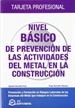 Portada del libro Nivel básico de prevención de las actividades del metal en la construcción
