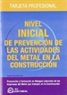Portada del libro Nivel inicial de prevención de las actividades del metal en la construcción