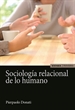 Portada del libro Sociología relacional de lo humano