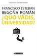 Portada del libro ¿Quo vadis, Universidad?
