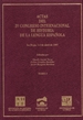 Portada del libro Actas IV congreso internacional de historia de la lengua española (vol. I)
