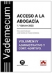Portada del libro Vademecum Acceso a la abogacía. Volumen IV. Parte específica administrativa y contencioso-administrativa