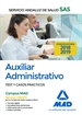 Portada del libro Auxiliar Administrativo del Servicio Andaluz de Salud. Test y casos prácticos