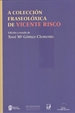 Portada del libro A colección fraseolóxica de Vicente Risco