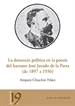 Portada del libro La denuncia política en la poesía del baezano José Jurado de la Parra (1897 a 1936)