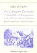 Portada del libro Fray Anselm Turmeda ('Abdallah al-Taryuman) y su polémica islamo-cristiana