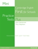 Portada del libro Mini Practice Tests Plus: Cambridge English First For Schools