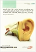 Portada del libro Cuaderno del alumno Análisis de las Características anatomosensoriales auditivas. Cualificaciones Profesionales