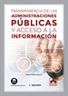 Portada del libro Transparencia de las Administraciones públicas y acceso a la información