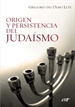 Portada del libro Origen y persistencia del judaísmo