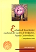 Portada del libro Estudio de la cerámica medieval del Castro de los Judíos, Puente Castro (León)