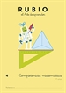Portada del libro Competencia matemática RUBIO 4