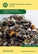 Portada del libro Gestión de residuos inertes. SEAG0108 - Gestión de residuos urbanos e industriales
