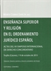 Portada del libro Enseñanza superior y religión en el ordenamiento jurídico español