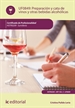 Portada del libro Preparación y cata de vinos y otras bebidas alcohólicas. HOTR0209 - Sumillería