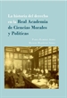 Portada del libro La historia del derecho en la Real Academia de Ciencias Morales y Políticas