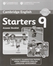 Portada del libro Cambridge English Young Learners 9 Starters Answer Booklet