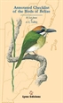 Portada del libro Annotated check list of the birds of Belize