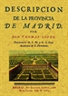 Portada del libro Madrid. Descripción de la provincia