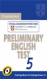 Portada del libro Cambridge Preliminary English Test 5 Student's Book