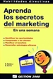 Portada del libro Aprenda los secretos del marketing
