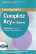 Portada del libro Complete Key for Schools Workbook with Answers with Audio CD