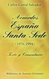 Portada del libro Acuerdos España-Santa Sede (1976-1994).