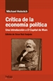 Portada del libro Crítica de la economía política
