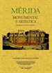 Portada del libro Mérida monumental y artística (Bosquejo para su estudio)