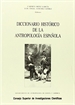 Portada del libro Diccionario histórico de la antropología española