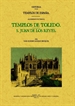 Portada del libro Templos de Toledo. San Juan de los Reyes. Historia de los templos de España. Arzobispado de Toledo