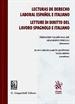 Portada del libro Lecturas de Derecho Laboral Español e Italiano. Letture di Diritto del Lavoro Spagnolo e Italiano