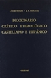 Portada del libro Diccionario crítico etimológico castellano e hispánico 6 (y-z)