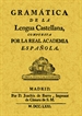 Portada del libro Gramática de la lengua castellana