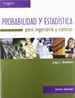 Portada del libro Probabilidad y estadística para ingeniería y ciencias