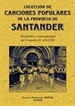 Portada del libro Santander. Colección de cantos populares de la provincia