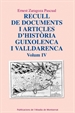 Portada del libro Recull de documents i articles d'història guixolenca i valldarenca, Vol. 4