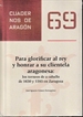 Portada del libro Para glorificar al rey y honrar a su clientela aragonesa:los torneos a caballo de 1630 y 1585 en Zaragoza
