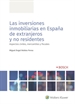 Portada del libro Las inversiones inmobiliarias en España de extranjeros y no residentes