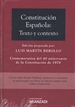 Portada del libro Constitución Española: texto y contexto (Papel + e-book)