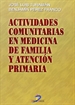 Portada del libro Actividades comunitarias en medicina de familia y atención primaria