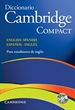 Portada del libro Diccionario Bilingue Cambridge Spanish-English Paperback