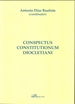 Portada del libro Conspectus Constitutionum Diocletiani