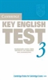 Portada del libro Cambridge Key English Test 3 Student's Book