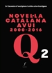 Portada del libro Novel·la catalana avui 2000-2016