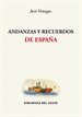 Portada del libro Andanzas y recuerdos de España
